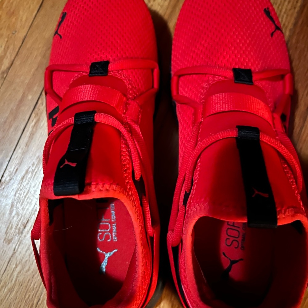 Puma Kids' Vibrant Red Sneakers